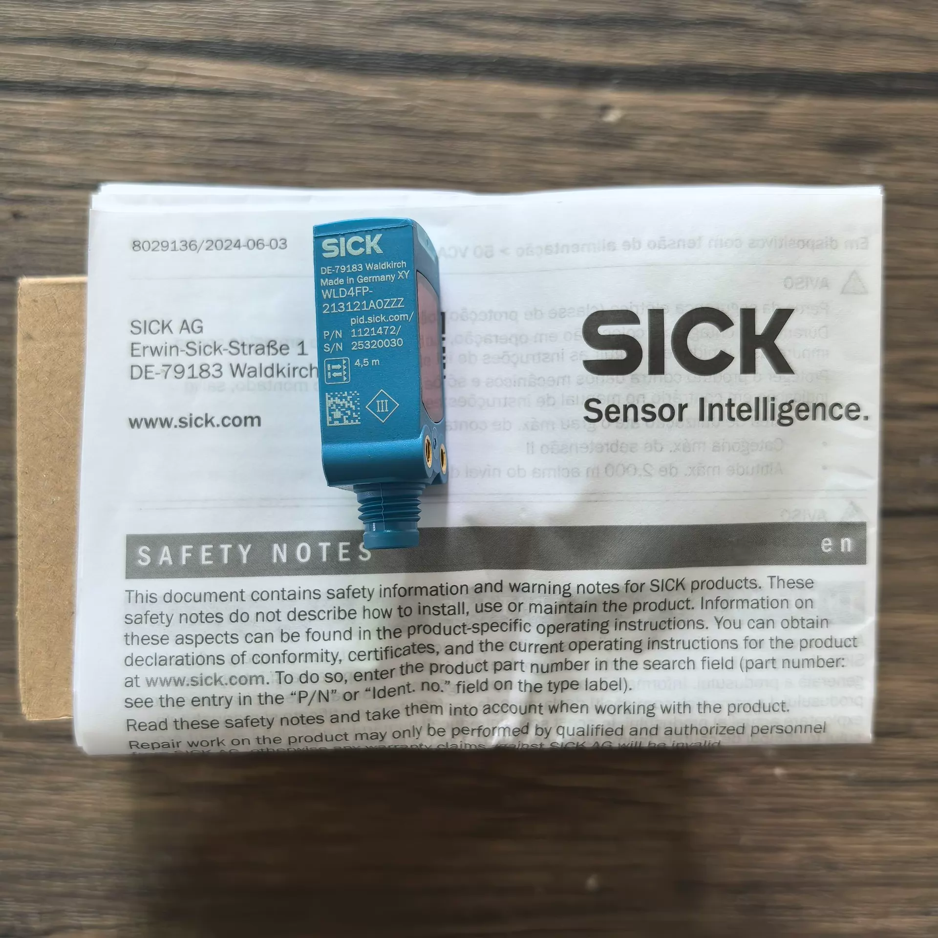 SICK WLD4FP-213121A0ZZZ 1121472 - New