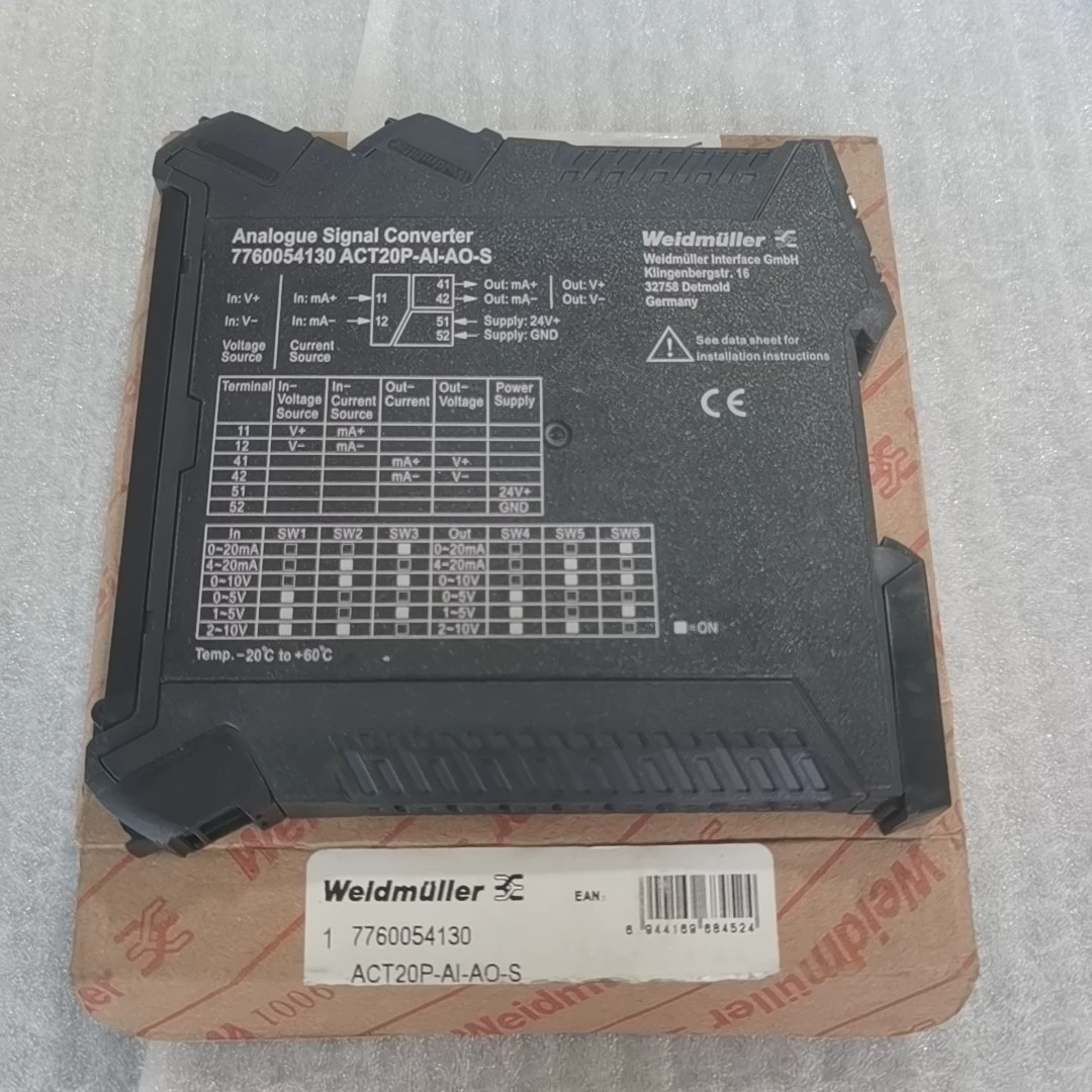 Weidmüller ACT20P-AI-AO-S 7760054130 Signaltrennverstärker - Neu