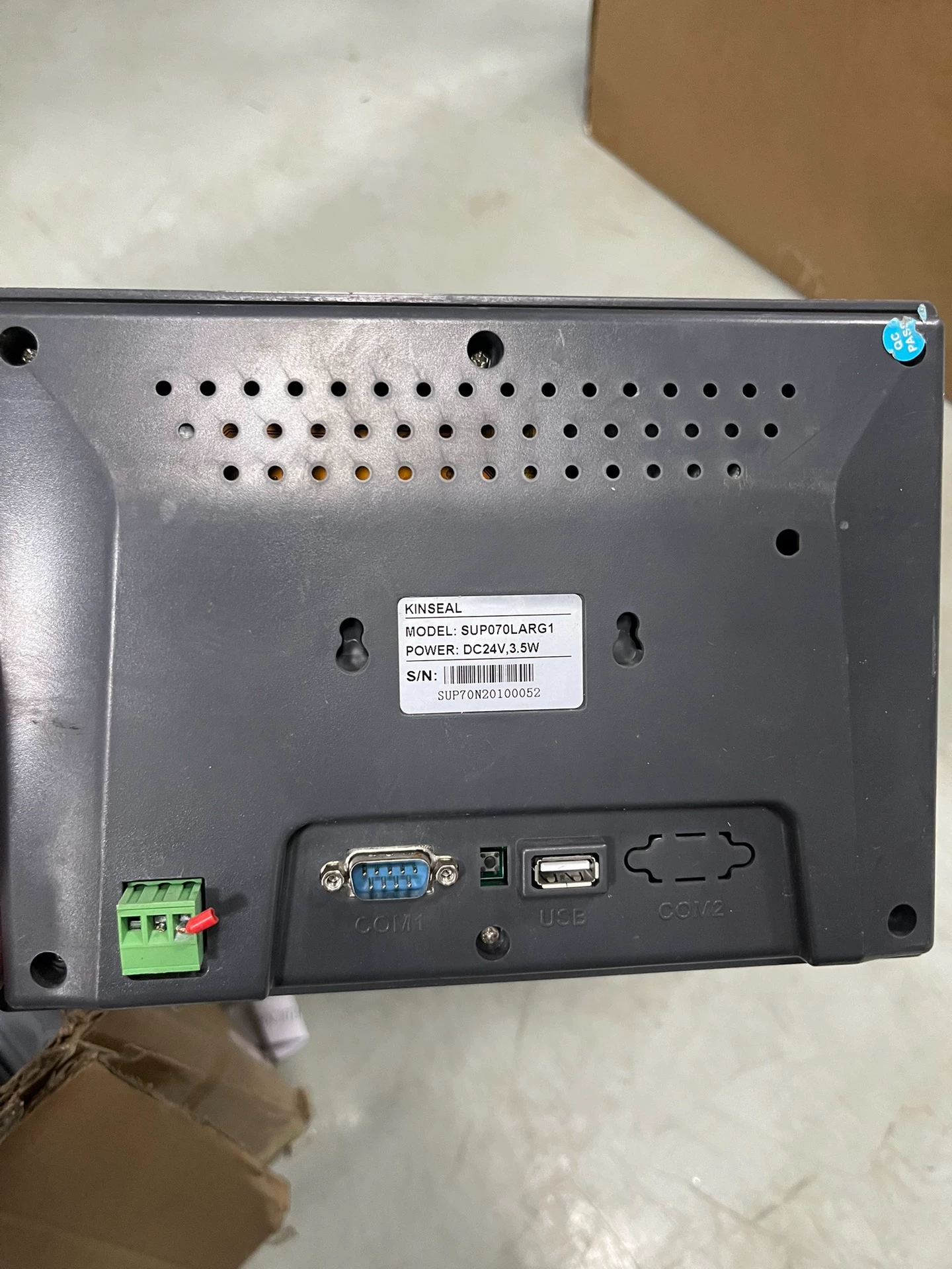 KinSeal SUP070LARG1 7-inch HMI - Used
