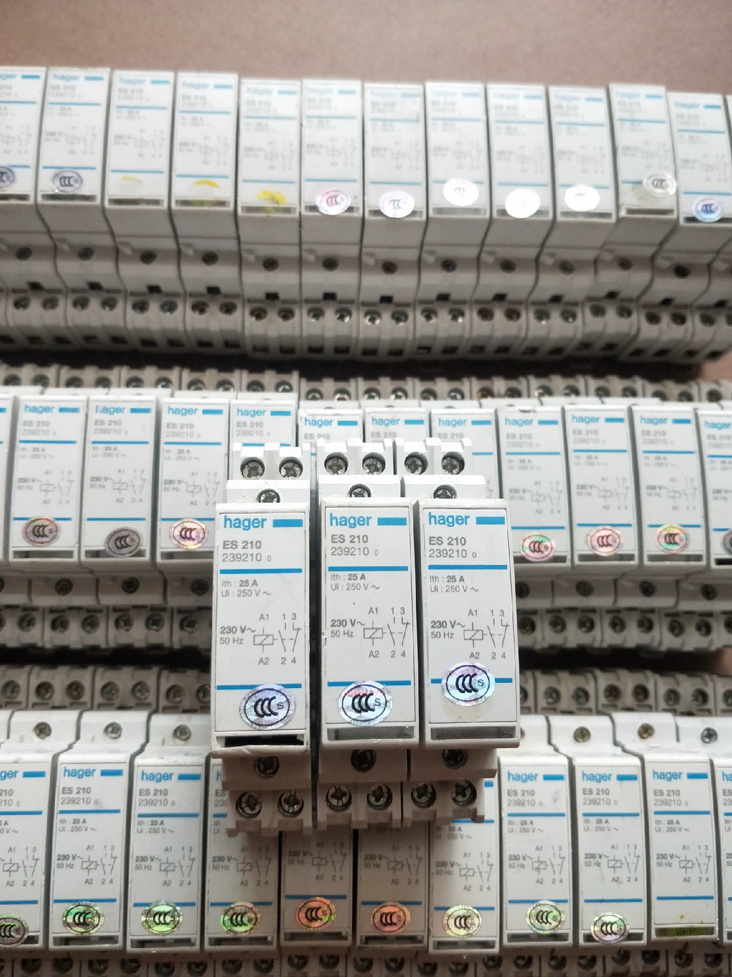 Hager ES210 contactor - Used