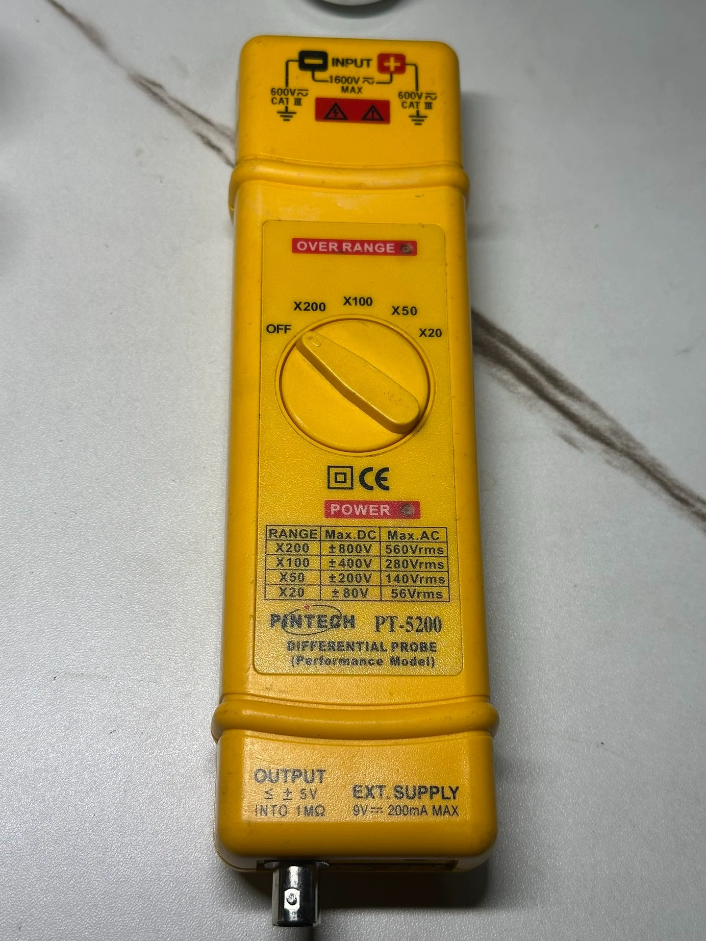 PINTECH PT-5200 active differential probe - Used