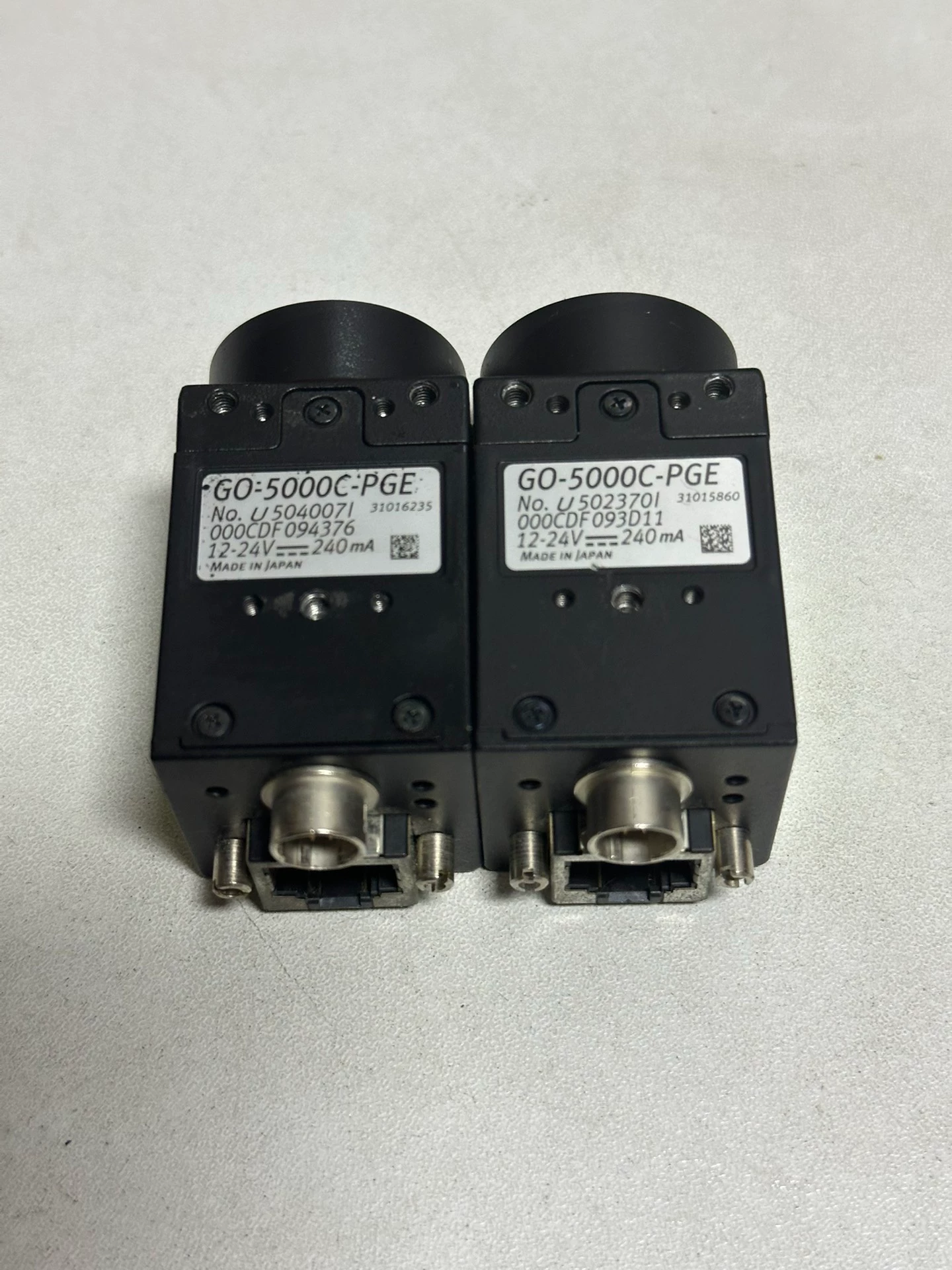 Caméra industrielle couleur JAI GO-5000C-PGE - D'occasion