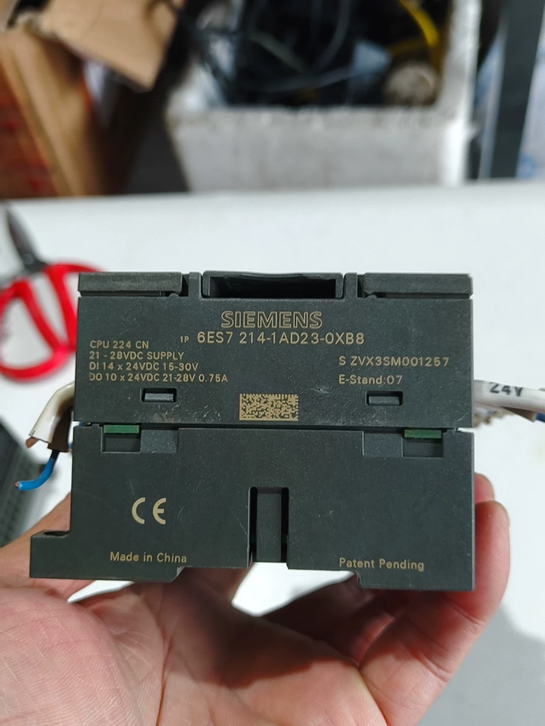 Siemens CPU 224 CN 6ES7214-1AD23-0XB8 CPU module - Used