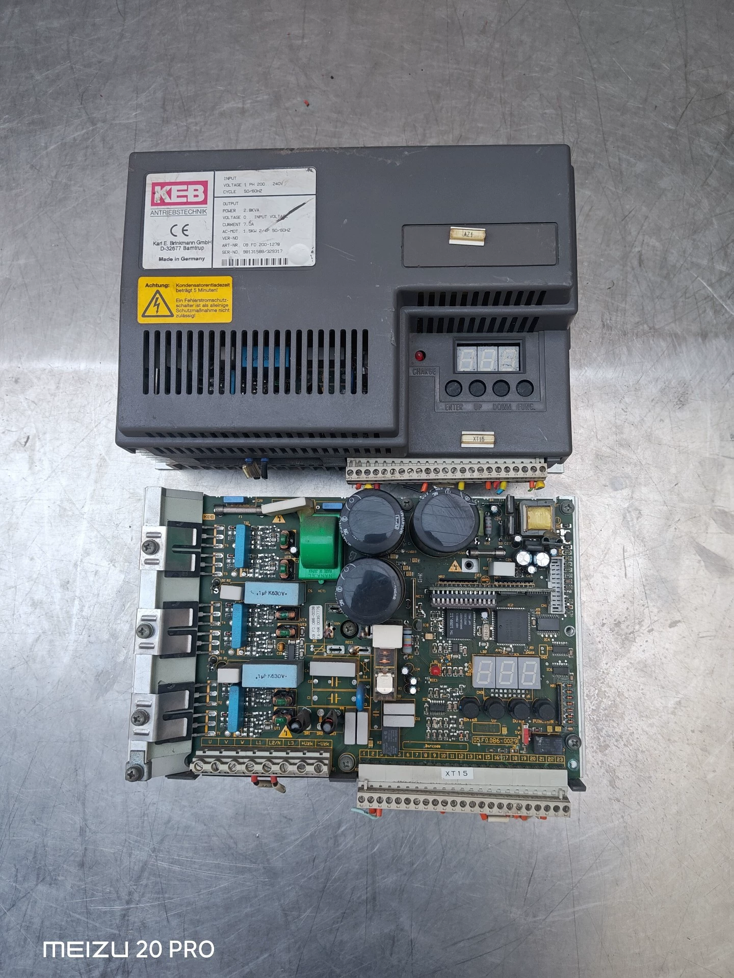 KEB Automation 09.F0.200-1278 inversor de frequência - Usado