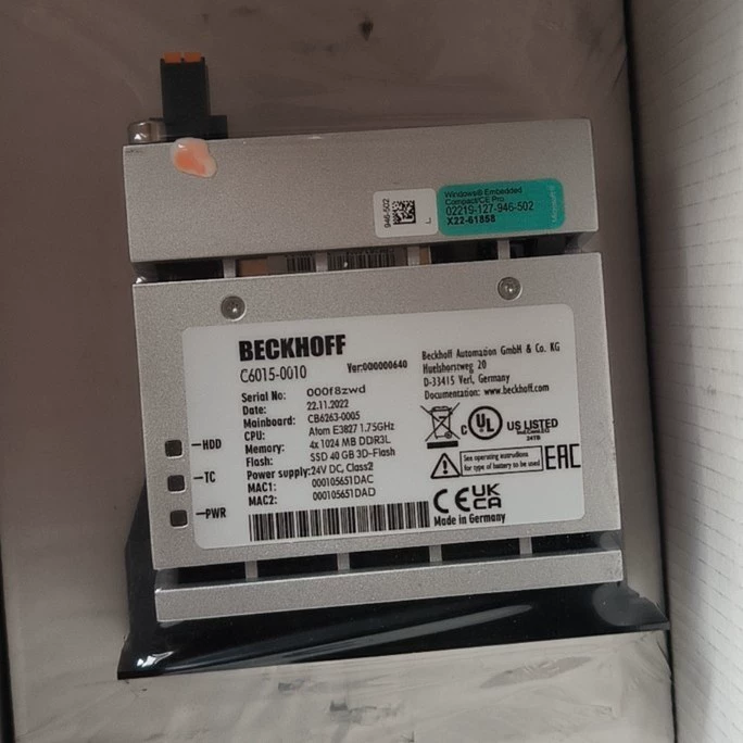 Beckhoff C6015 C6015-0010 - Surplus Stock