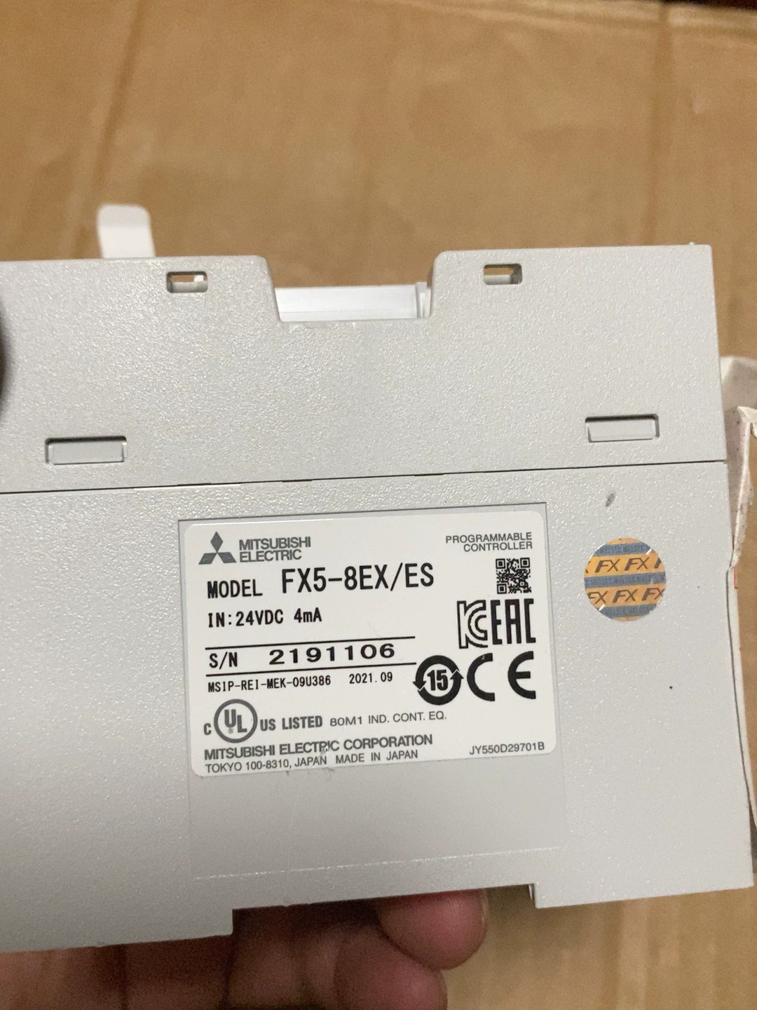 Mitsubishi Electric FX5-8EX/ES Módulo de Expansão PLC - Usado