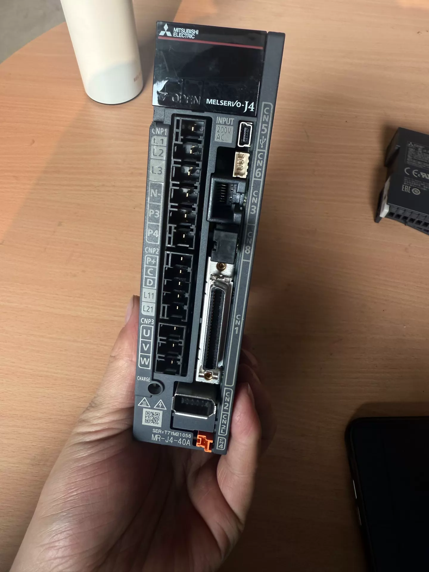 Servoacionamento Mitsubishi Electric MR-J4-40A - Usado