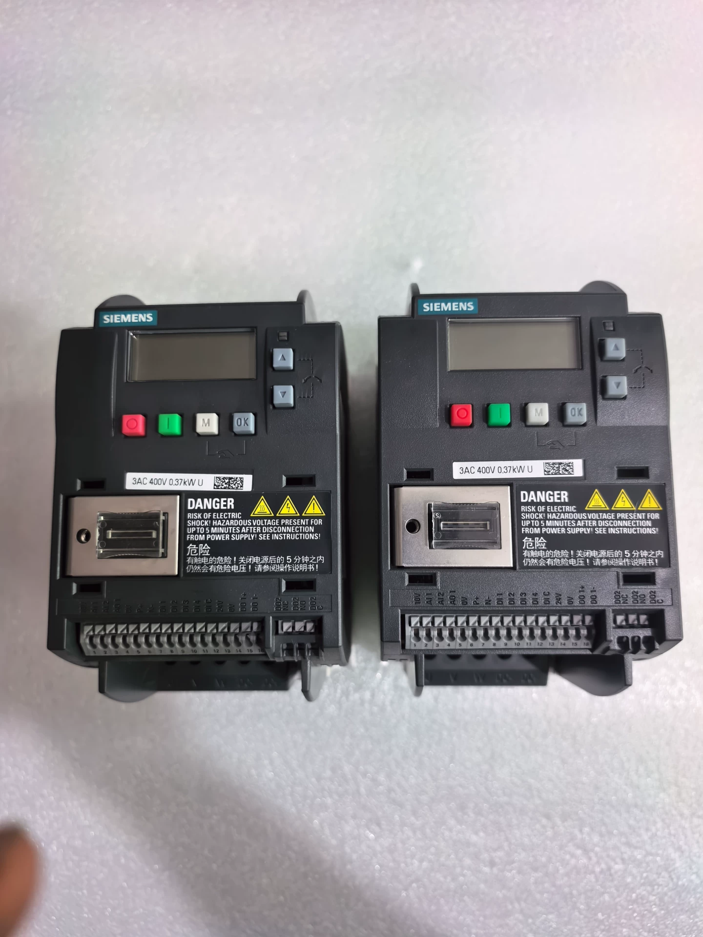 Siemens 6SL3210-5BE13-7UV0 Inversor de frequência - Usado