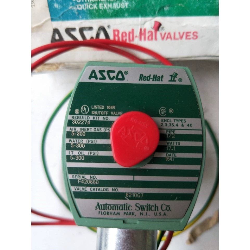 ASCO 8210G7 solenoid valve - New