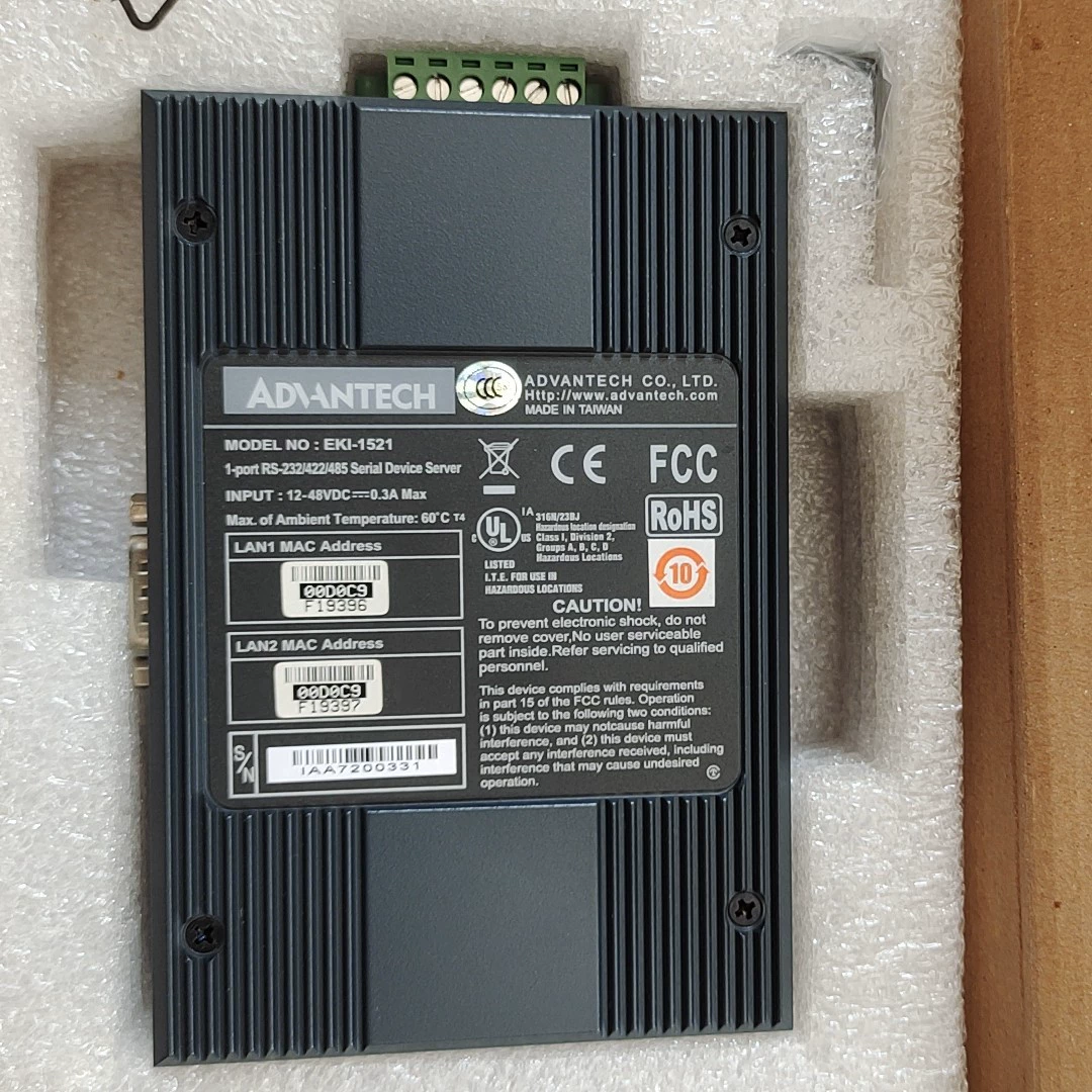Advantech EKI-1521 EKI-1521-AE 串口服务器 - 全新