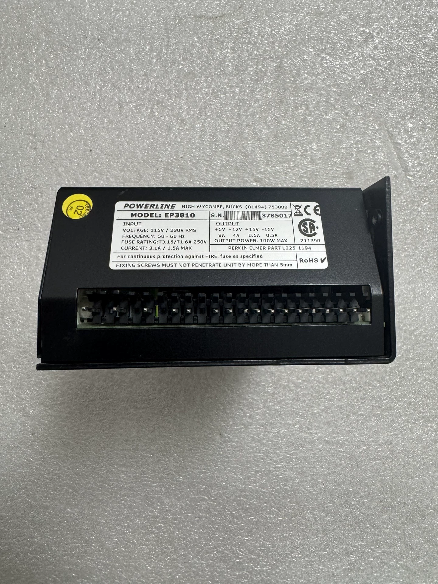 POWERLINE EP3810 power module - Used