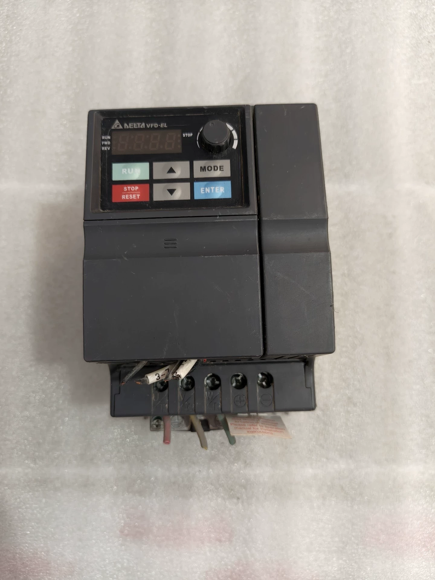 Delta VFD037EL43A Variable Frequency Drive - Used