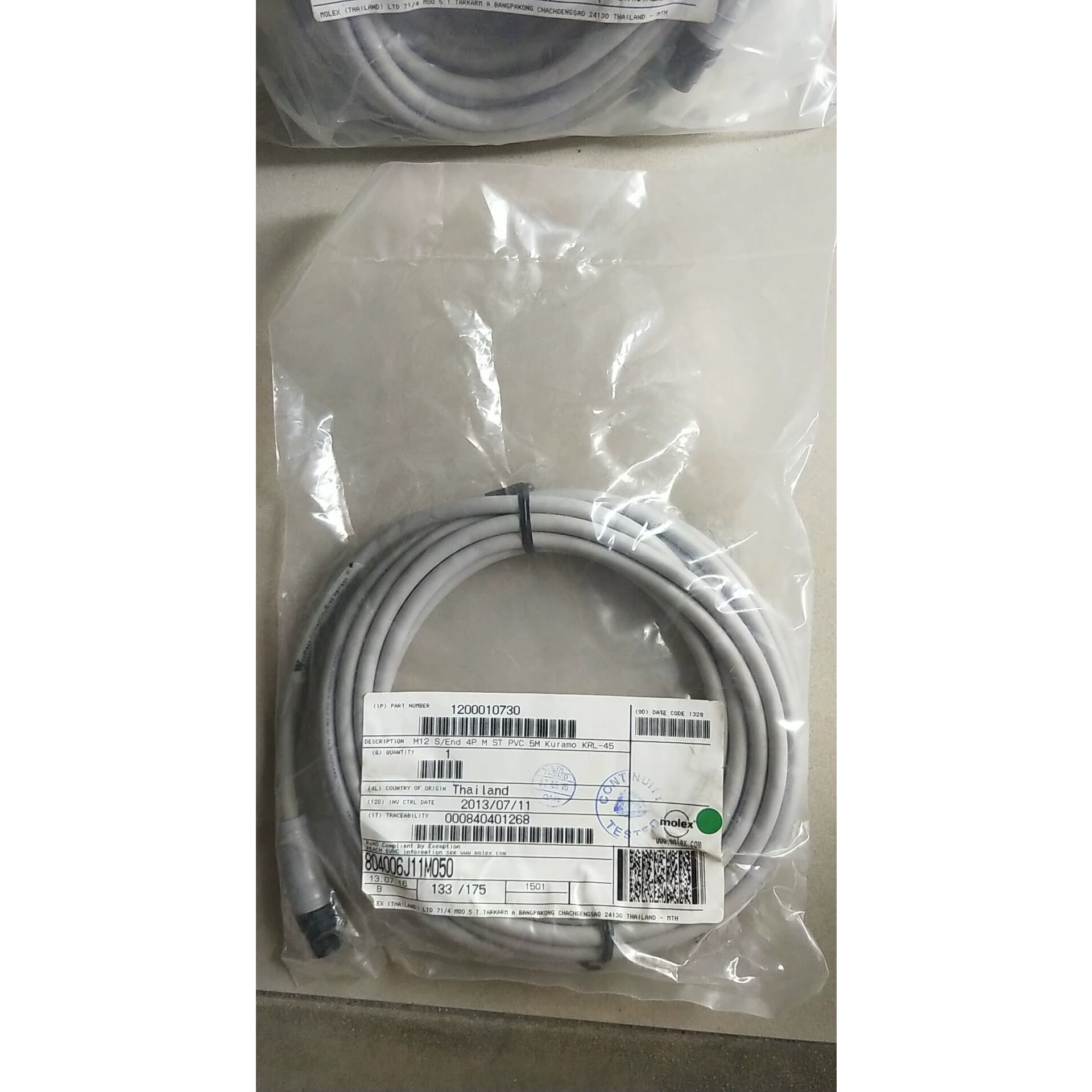 Molex 804006J11M050 1200010730 - Neu
