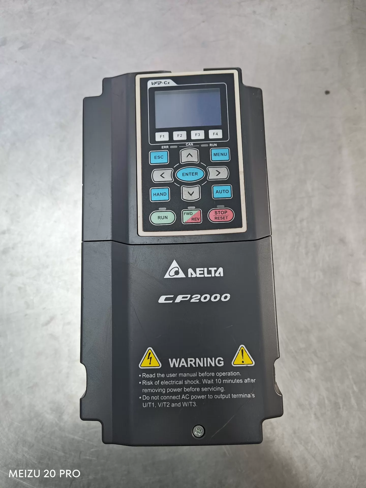 Delta VFD022CP43B-21 variable frequency drive - Used